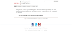 Desktop Screenshot of mi.sahajameditation.com